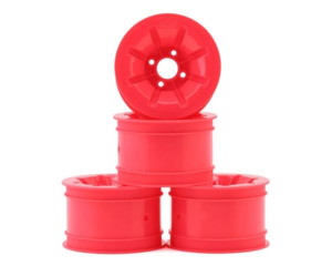 JConcepts RC10 Pioneer 2.2 Rear Wheels w/Adapters (Pink) (4)