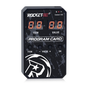 Rocket-RC ESC Program Card for 130a ESC