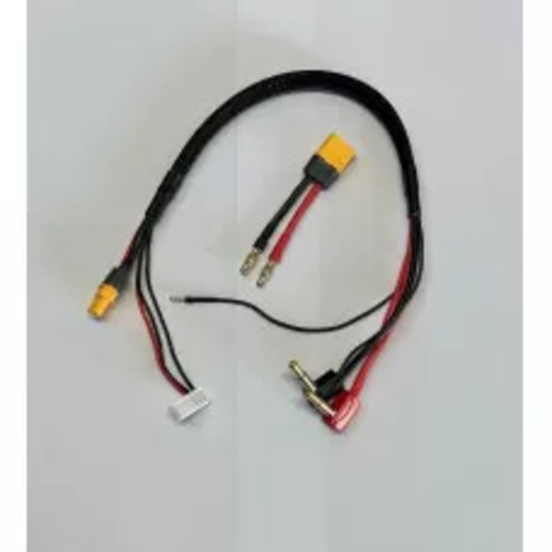 Cables Accessories: V2 Premium 4-5mm Stepped 90 Degree Easy Pull Bullet - XT60 Charge Lead