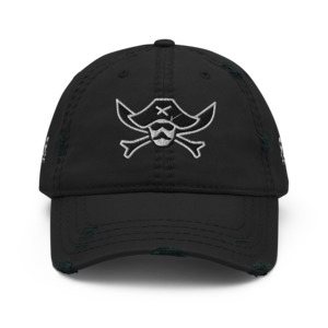 Featured: OG Pirate - Embroidered Adjustable Strap Distressed Cap