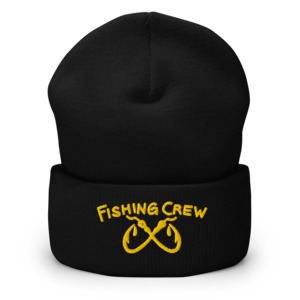 Fishing Crew & Hooks - Embroidered Beanie