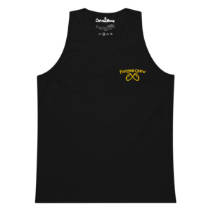 Embroidered Tank Tops: Fishing Crew & Hooks - Embroidered Men's Tank Top