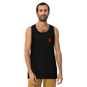Skull & Bones - Embroidered Men's Tank Top