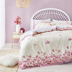 All Royal Albert: Royal Albert Rose Blush Duvet Cover Set