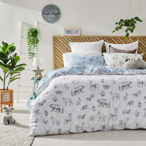 All Twill: Twill & Co Woodland Friends Duvet Cover Set