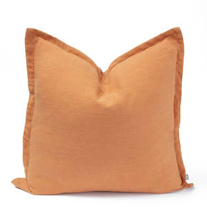 KAS Linen Cushion Mustard