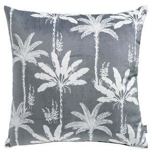 Kas Cushions: KAS Balinna Cushion Grey