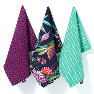 Kas Kitchen: KAS Cedros 3PK Tea Towel Set