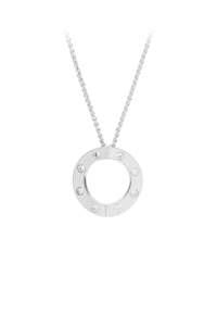 Collections Hidden Heart: Medium Hidden Heart™ white gold diamond pendant