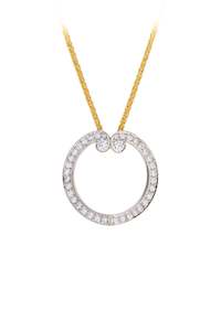 Extra large Koru Hidden Heart™ pendant