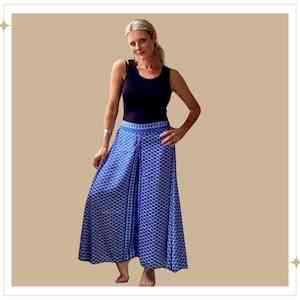 Pants: SUMMER pants - Ace of Diamonds (Blue)