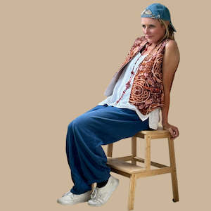 Clothing: VANI Quilted Waistcoat - Tree of Life