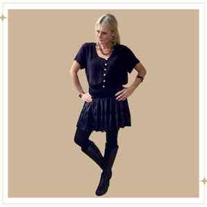 Skirts: Disco Skirt - Onyx