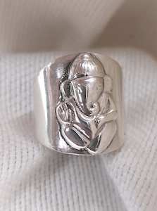 LORD GANESH - Silver Ring