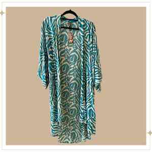 Mother Earth Kimono - Blue Story