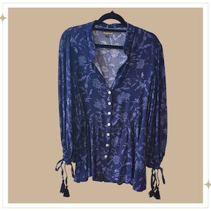 TULSI Button Blouse - Adina