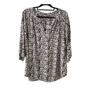 JAMILA Blouse - Black Tulip