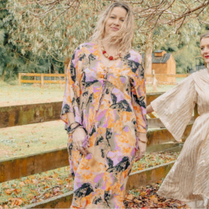 Sale: MAYA kaftan dress - Autumn Glow