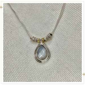 Necklaces And Pendants: RAMADI Gemstone Silver Pendant & Chain