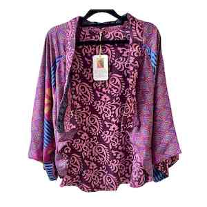 Amalfi Silk Reversible Bolero - One-Of-A-Kind - OSFM - IN-STORE ONLY