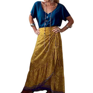 Sustainable Styles: SAS Silk Skirt - One Off - (12-16)