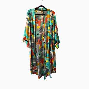 Mother Earth Kimono - Picasso Abstract