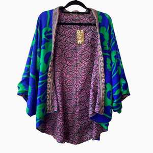 Bohemian Short Reversible Kimono - One-of-a-Kind (in store only)