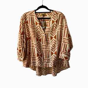 Sienna Button Blouse - Sahara