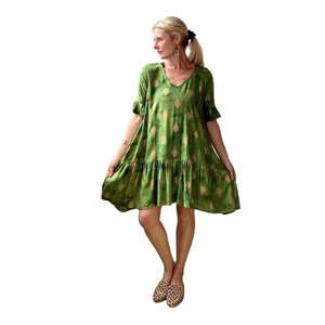 PARVATI Dress - Leaf Green