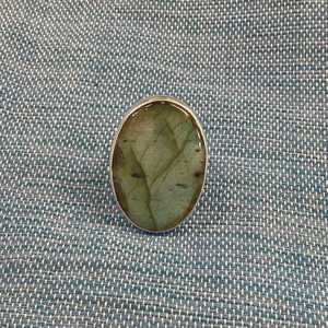 Labradorite Oval Ring