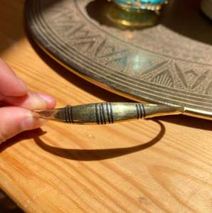 Bracelets: Amazir Brass Bracelet - Linear