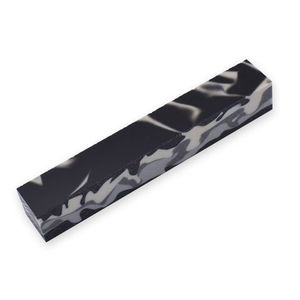 Pen Blanks: Acrylic Pen Blank - 20 x 20 x 130mm, Urban camo (black, white, grey)