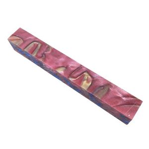 Products: Acrylic Pen Blank Red / Blue / Gold Swirl
