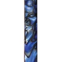 Products: Acrylic Pen Blank Blue / Black Swirl