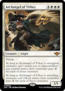 MTG Single: Archangel of Tithes (Promo Pack) [Outlaws of Thunder Junction Promos]