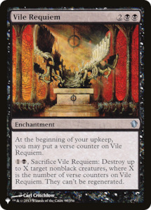Mtg Singles Instock: Vile Requiem [The List]