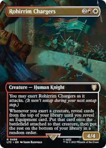 Rohirrim Chargers (Borderless) [The Lord of the Rings: Tales of Middle-Earth Commander]