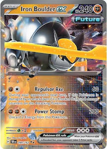 Pokemon Singles Currently In Stock: Iron Boulder ex (099/162) [Scarlet & Violet: Temporal Forces]