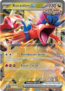 Pokemon Singles Currently In Stock: Koraidon ex (120/162) [Scarlet & Violet: Temporal Forces]