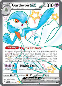 Pokemon Singles Currently In Stock: Gardevoir ex (217/091) [Scarlet & Violet: Paldean Fates]