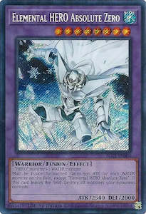 Yugioh Secret: Elemental HERO Absolute Zero [BLC1-EN004] Secret Rare