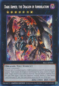 Yugioh Secret: Dark Armed, the Dragon of Annihilation [BLC1-EN006] Secret Rare
