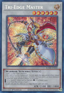 Yugioh Secret: Tri-Edge Master [BLMR-EN008] Secret Rare