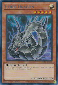 Yugioh Ultra 1st Nm: Cyber Dragon (Alternate Art) (Silver) [BLC1-EN021] Ultra Rare