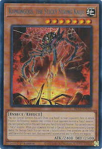 Yugioh Ultra 1st Nm: Kumongous, the Sticky String Kaiju (Silver) [BLC1-EN034] Ultra Rare