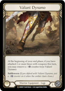 Flesh Blood Most Wanted: Valiant Dynamo (Rainbow Foil) [U-MON107-RF] Unlimited Edition Rainbow Foil