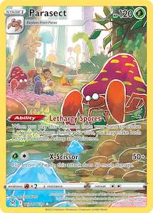 Pokemon Full Art Trainers: Parasect (TG01/TG30) [Sword & Shield: Lost Origin]
