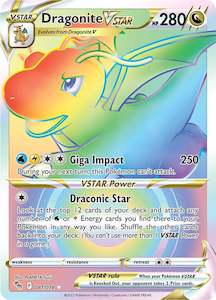 Pokemon Full Art Trainers: Dragonite VSTAR (081/078) [Pokémon GO]