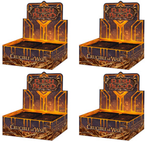 Flesh Blood Packs Boxes: Crucible of War - Booster Case (First Edition)