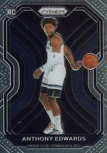 Nba: Anthony Edwards Prizm Rookie
